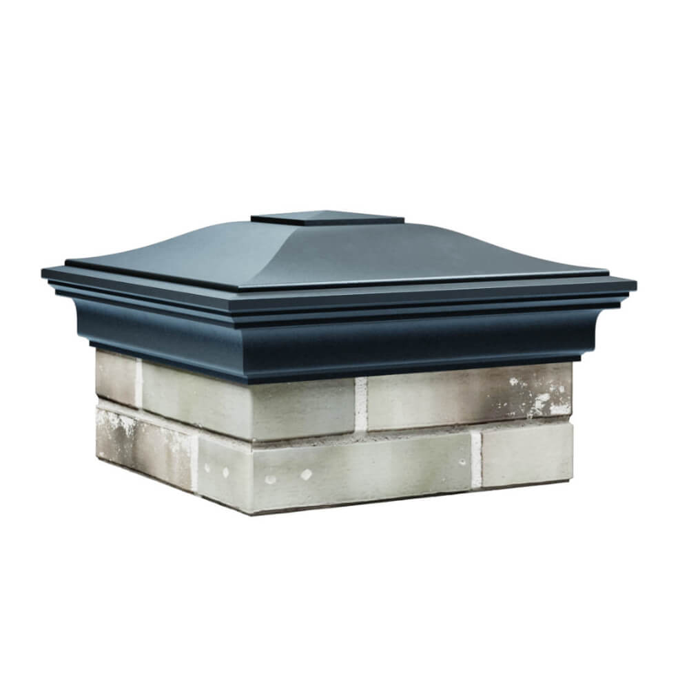 Колпак Zking Монблан Серый на столб 1.5х1.5 еврокирпича 0.7НФ (355х355мм) в Бишкеке фото