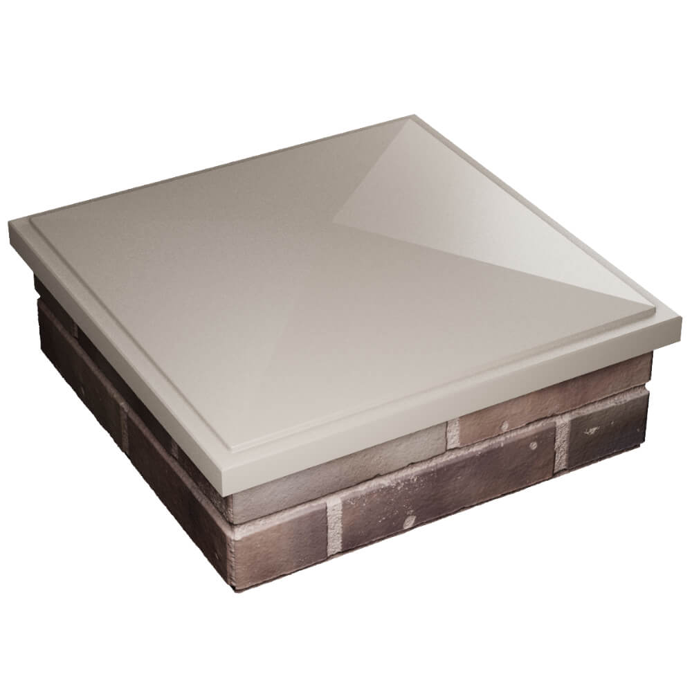 Колпак Zking БонаМоно Бежевый на столб 2х2 кирпича (515х515, 530х530мм) в Бишкеке фото