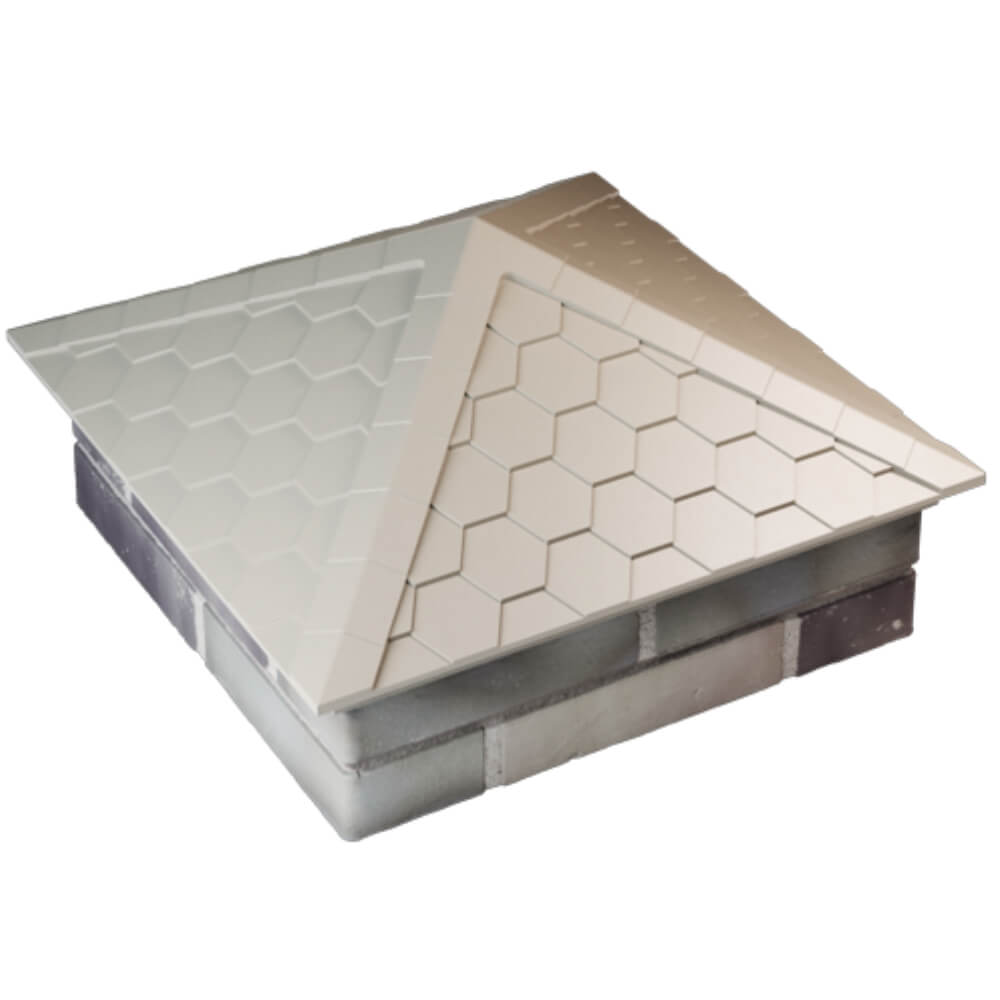 Колпак Zking Эверест Бежевый на столб 2х2 кирпича (535х535мм) Бишкек фото