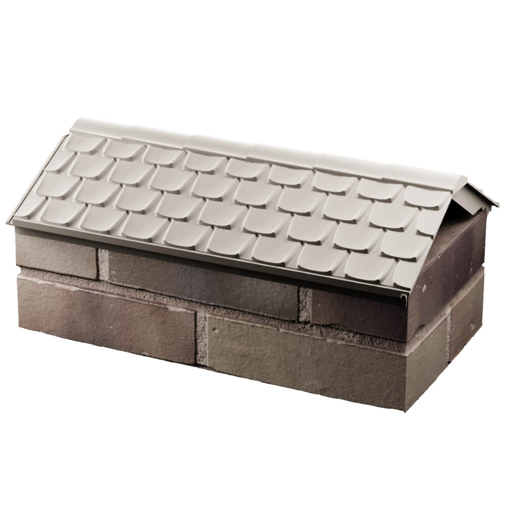 Парапет Zking Эльбрус Бежевый с посадкой на 1 кирпич (255мм) в Бишкеке фото