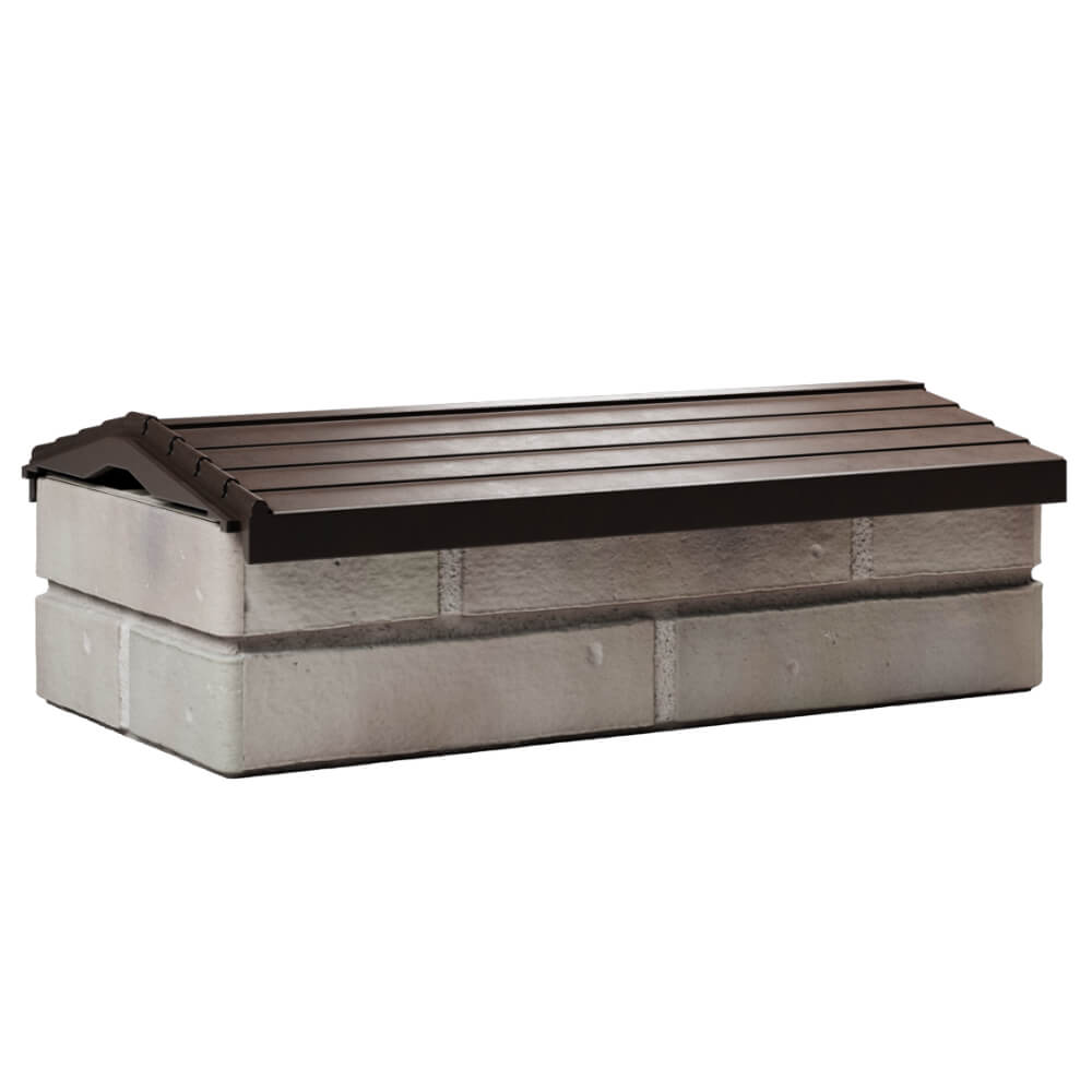 Парапет Zking Бона ХайТек Коричневый с посадкой на 1 кирпич (200/225/255мм) Бишкек фото