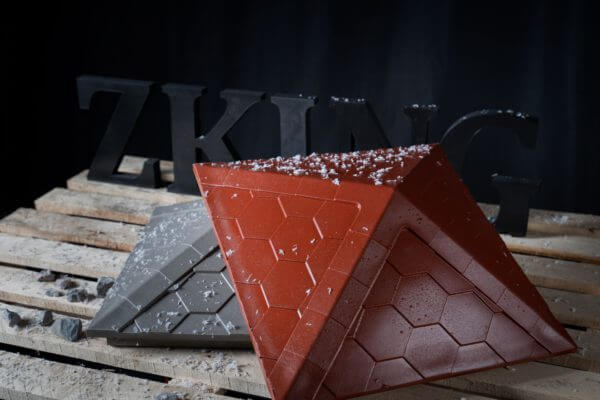 Колпак Zking Эверест Красный на столб 1.5х1.5 кирпича (390х390мм) в Бишкеке фото