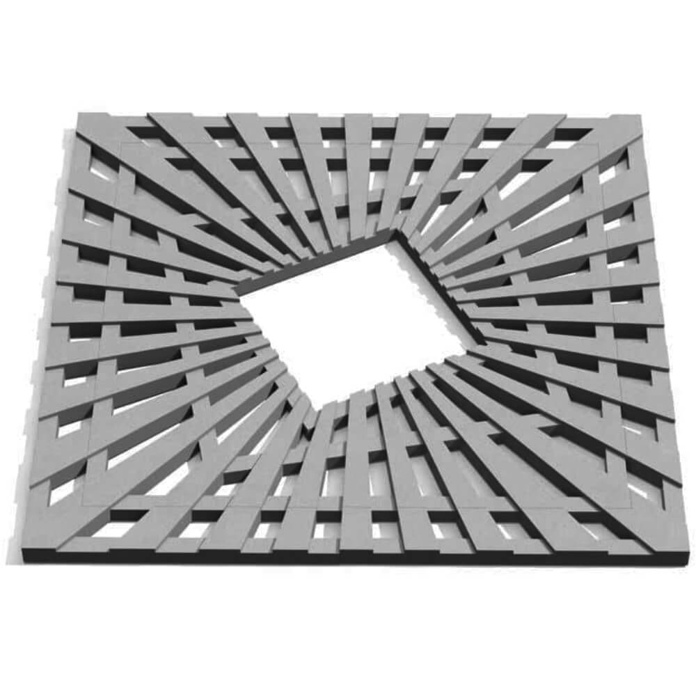 Приствольная решетка для дерева ZKING ATMOSPHERE 1.2х1.2м Серая Бишкек фото