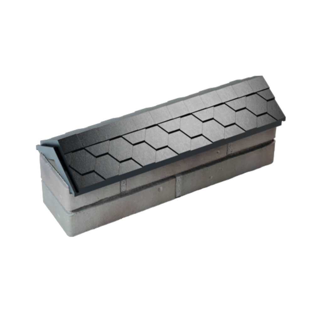 Парапет Zking Эверест Черный с посадкой на 0.5 кирпича (130мм) в Бишкеке фото