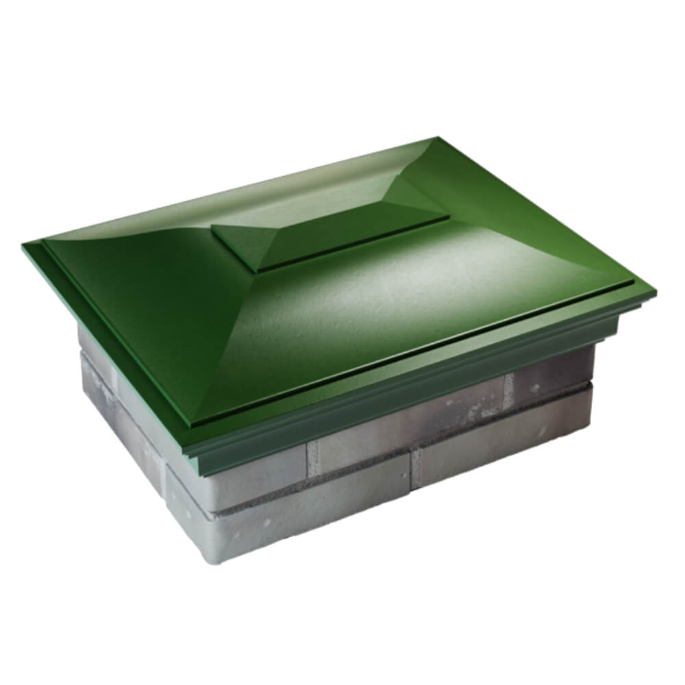 Колпак Zking Монблан Зеленый на столб 2х1.5 кирпича (515х385мм) Бишкек фото