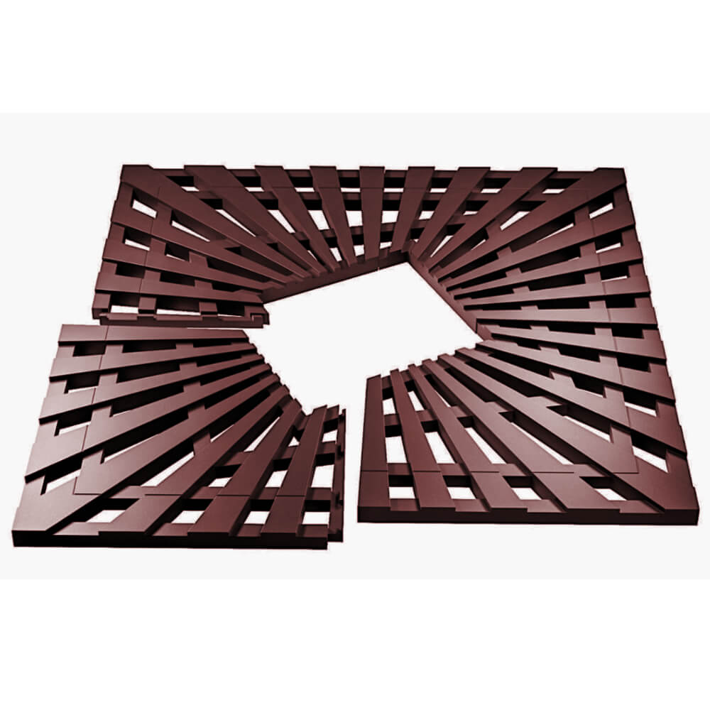 Приствольная решетка для дерева ZKING ATMOSPHERE 1.2х1.2м Коричневая в Бишкеке фото