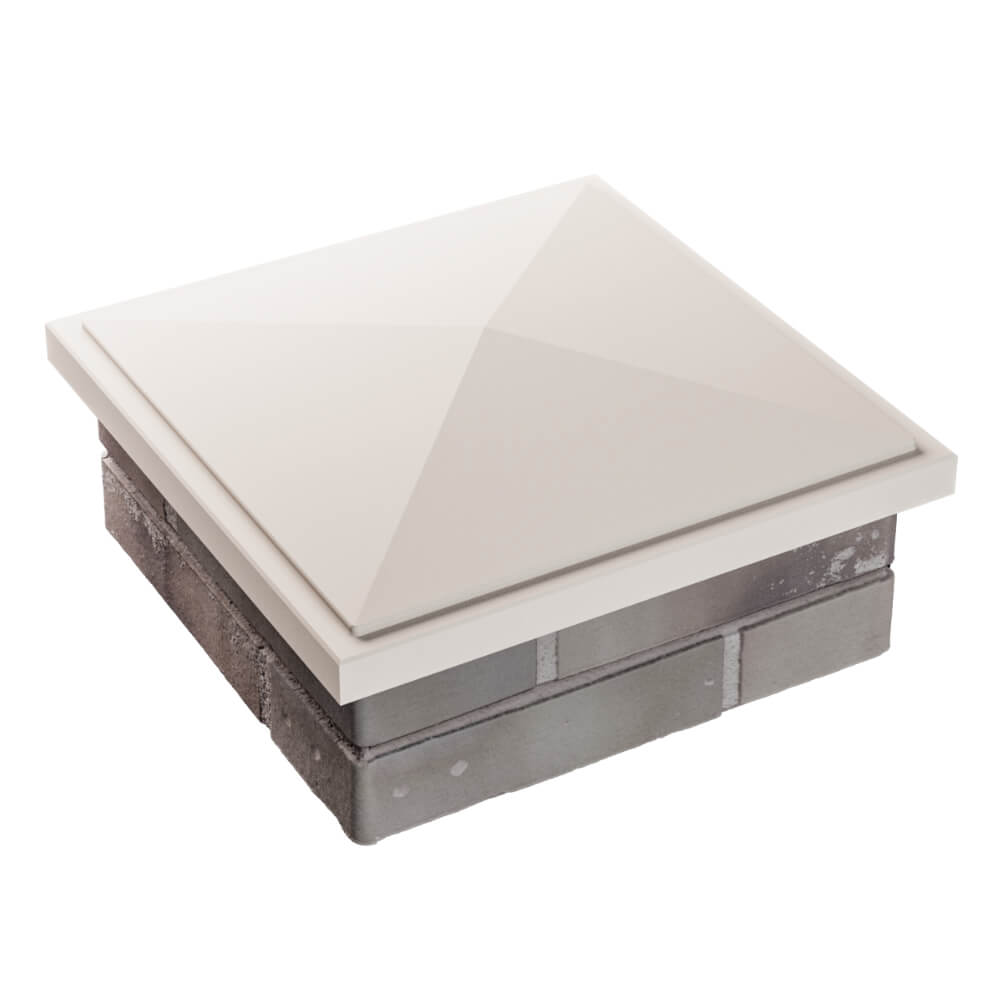 Колпак Zking БонаМоно Бежевый на столб 1.5х1.5 кирпича (385х385, 400х400мм) в Бишкеке фото