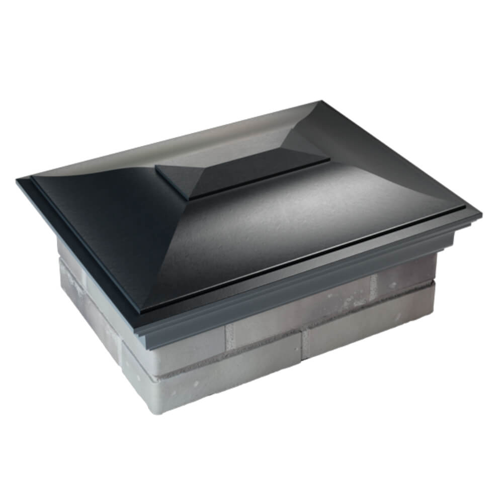 Колпак Zking Монблан Черный на столб 2х1.5 кирпича (515х385мм) Бишкек фото