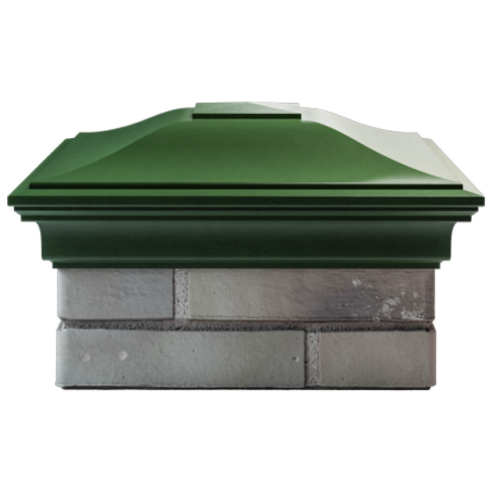 Колпак Zking Монблан Зеленый на столб 1.5х1.5 кирпича (385х385мм) Бишкек фото