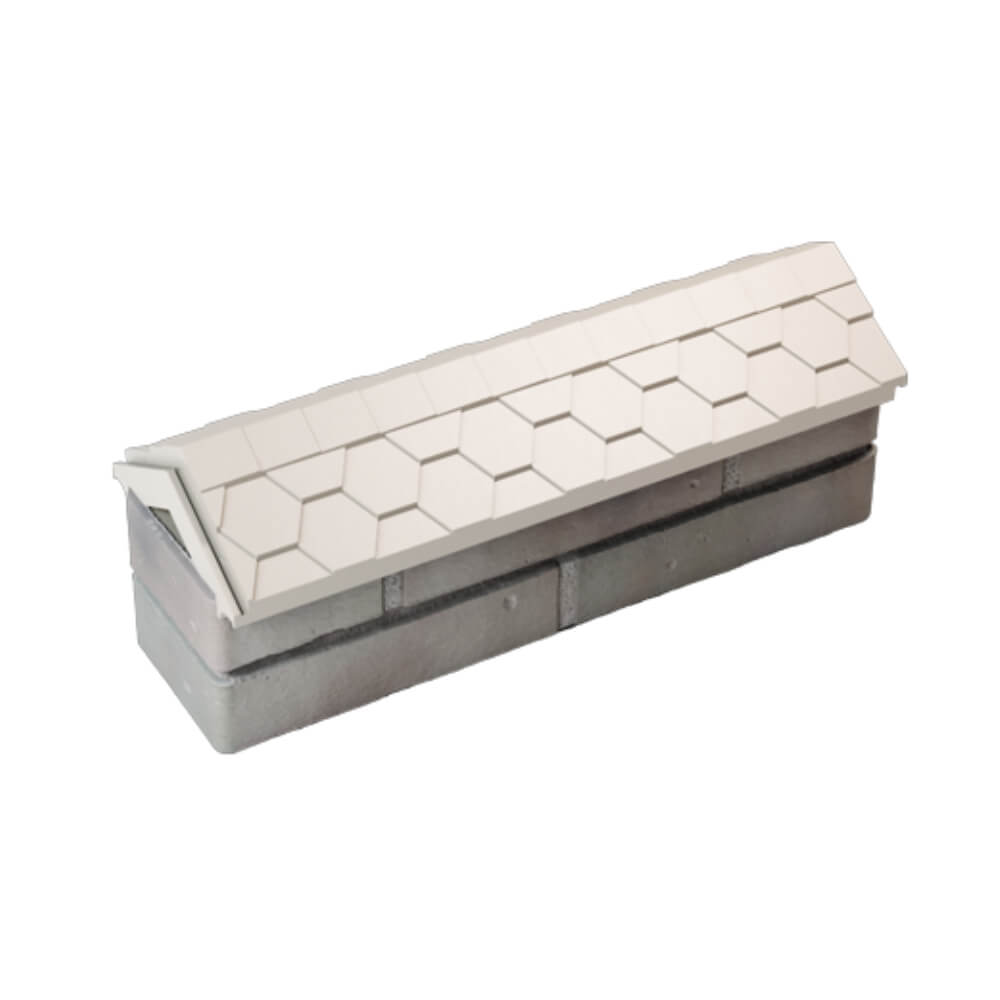 Парапет Zking Эверест Бежевый с посадкой на 0.5 кирпича (130мм) в Бишкеке фото