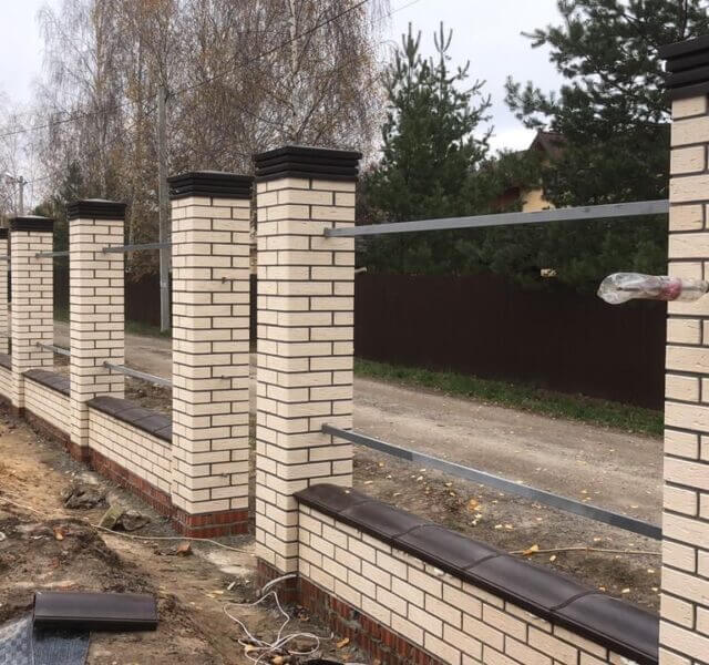 Колпак Zking Бона ХайТек Коричневый на столб 1.5х1.5 кирпича (385х385мм) в Бишкеке фото