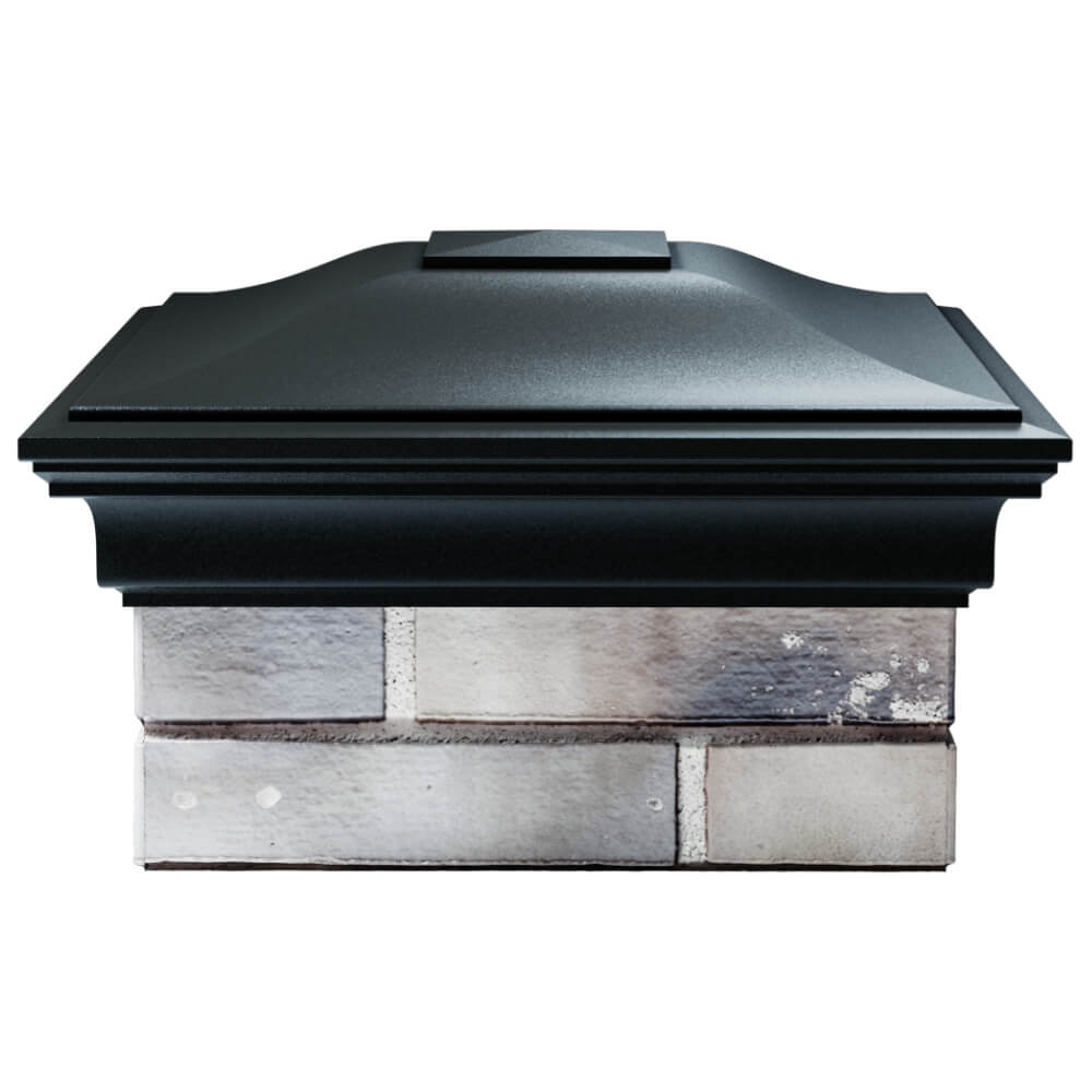 Колпак Zking Монблан Черный на столб 1.5х1.5 кирпича (385х385мм) Бишкек фото