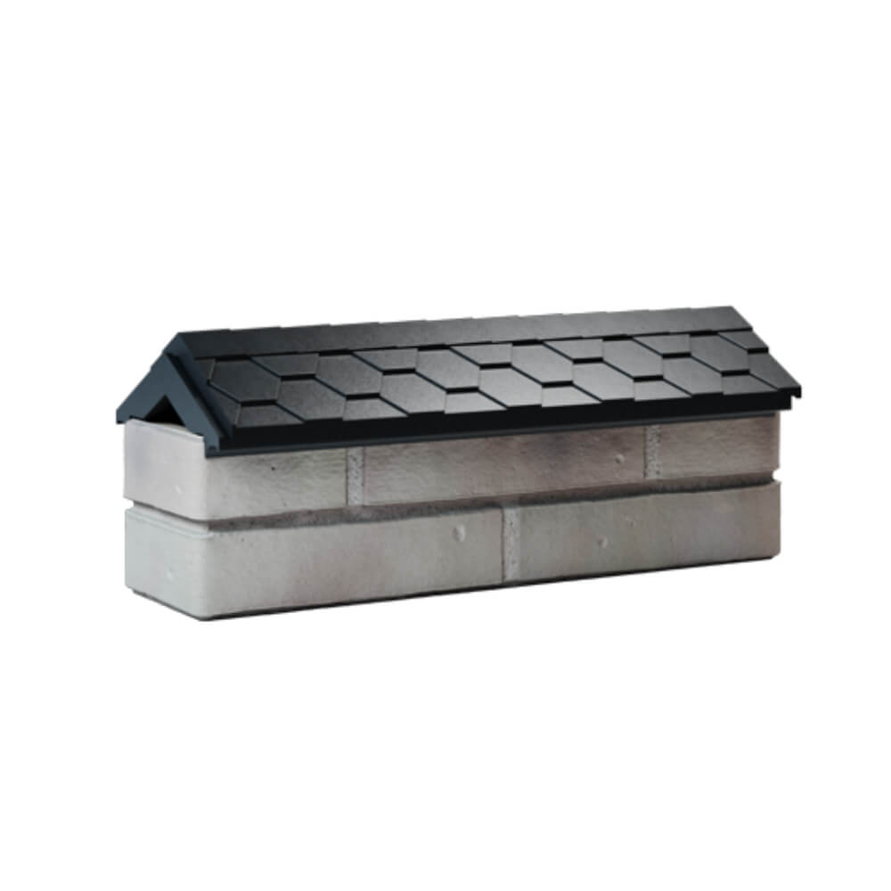 Парапет Zking Эверест Черный с посадкой на 0.5 кирпича (130мм) Бишкек фото