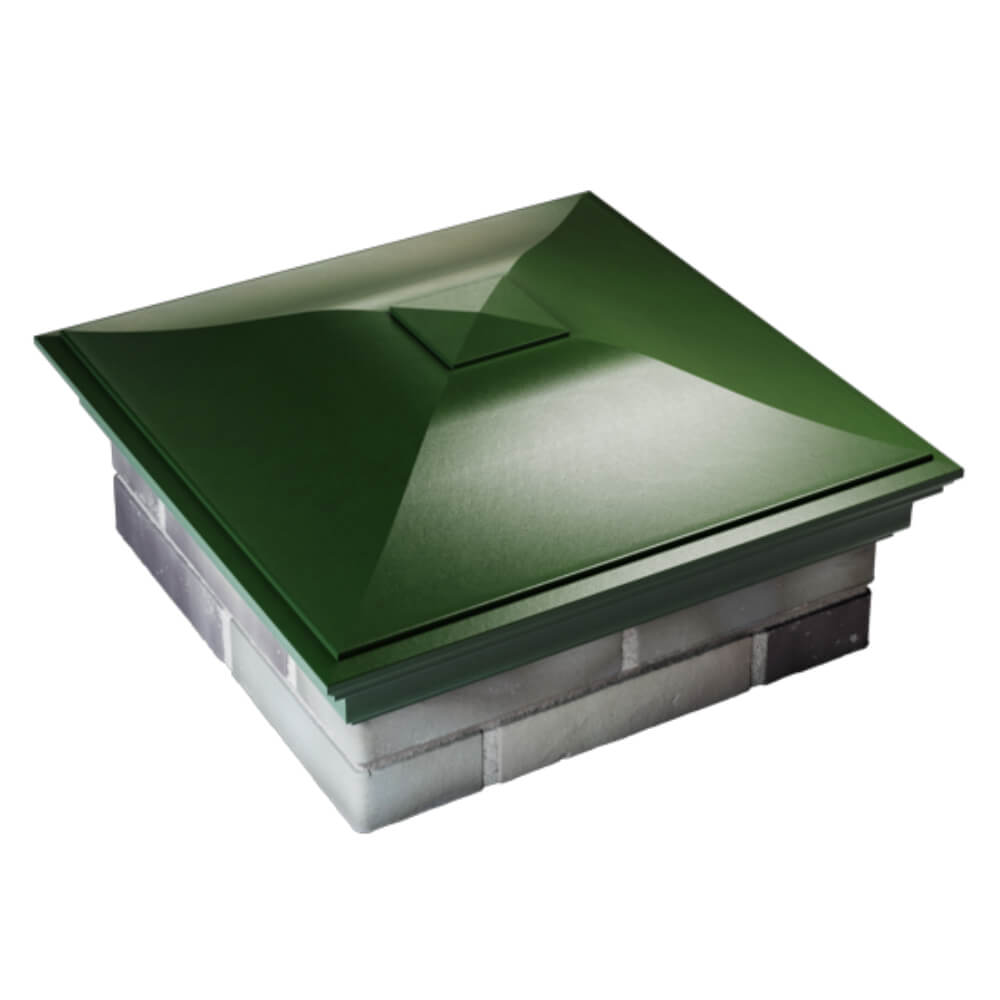 Колпак Zking Монблан Зеленый на столб 2х2 кирпича (515х515мм) Бишкек фото