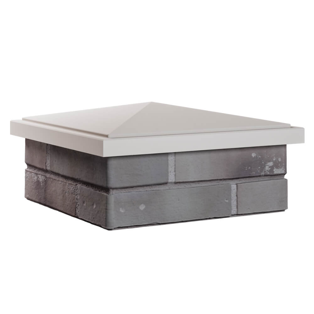 Колпак Zking БонаМоно Бежевый на столб 1.5х1.5 кирпича (385х385, 400х400мм) в Бишкеке фото