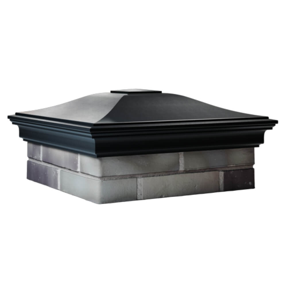 Колпак Zking Монблан Черный на столб 2х2 кирпича (515х515мм) в Бишкеке фото