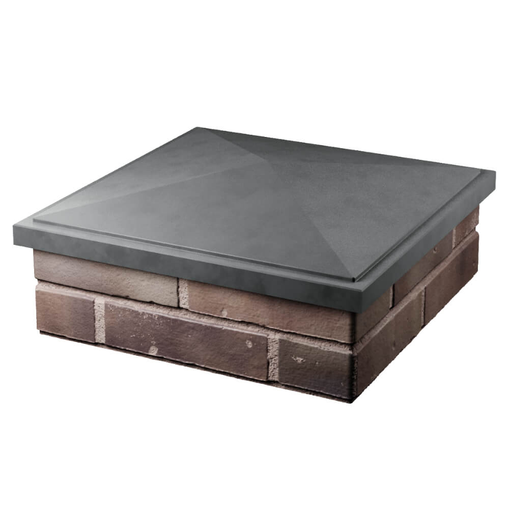 Колпак Zking БонаМоно Серый на столб 2х2 кирпича (515х515, 530х530мм) в Бишкеке фото