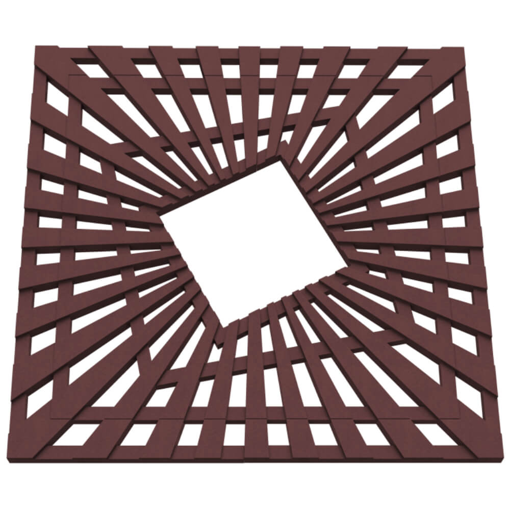 Приствольная решетка для дерева ZKING ATMOSPHERE 1.2х1.2м Коричневая в Бишкеке фото
