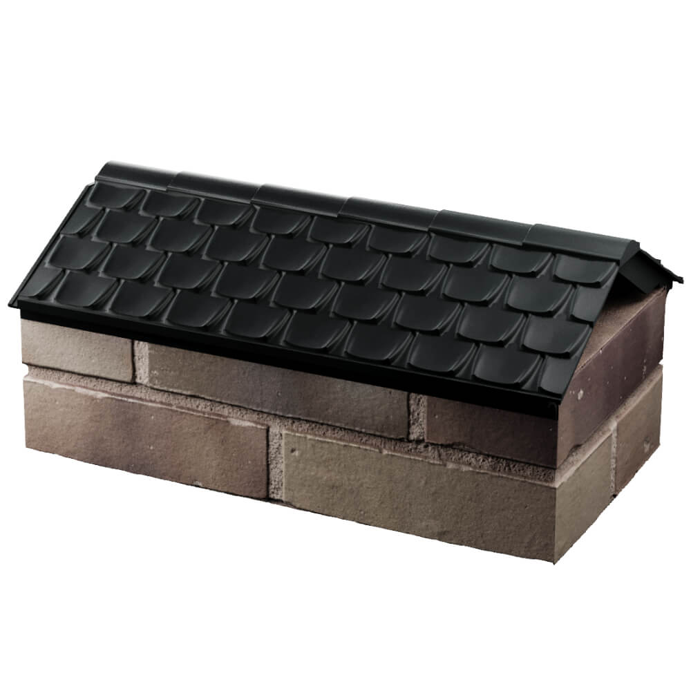 Парапет Zking Эльбрус Черный с посадкой на 1 кирпич (255мм) в Бишкеке фото