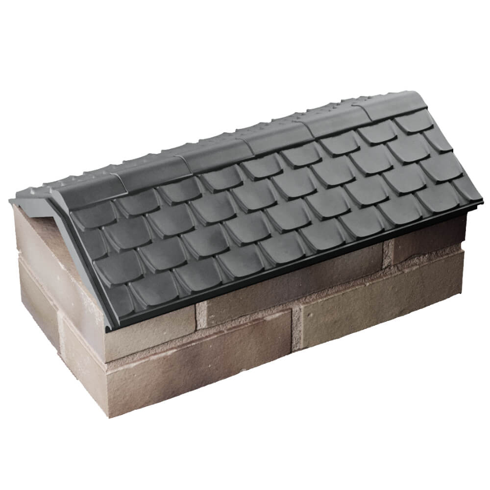 Парапет Zking Эльбрус Серый с посадкой на 1 кирпич (255мм) в Бишкеке фото