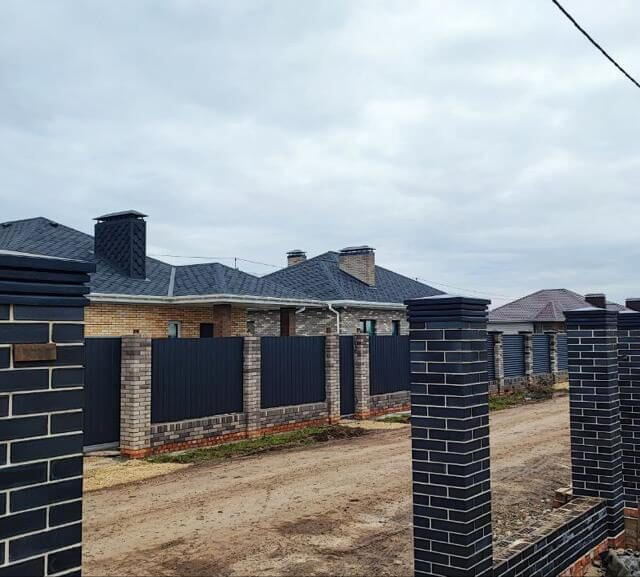 Колпак Zking Бона ХайТек Серый на столб 1.5х1.5 кирпича (385х385мм) в Бишкеке фото