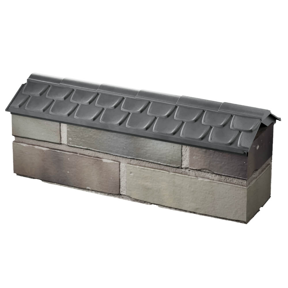 Парапет Zking Эльбрус Серый с посадкой на 0.5 кирпича (130мм) в Бишкеке фото