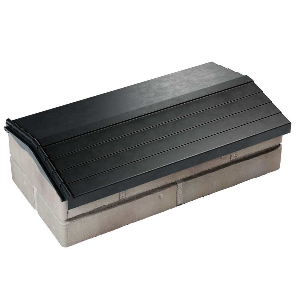 Парапет Zking Бона ХайТек Черный с посадкой на 1 кирпич (200/225/255мм) в Бишкеке фото