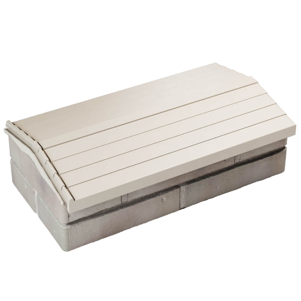 Парапет Zking Бона ХайТек Бежевый с посадкой на 1 кирпич (200/225/255мм) в Бишкеке фото