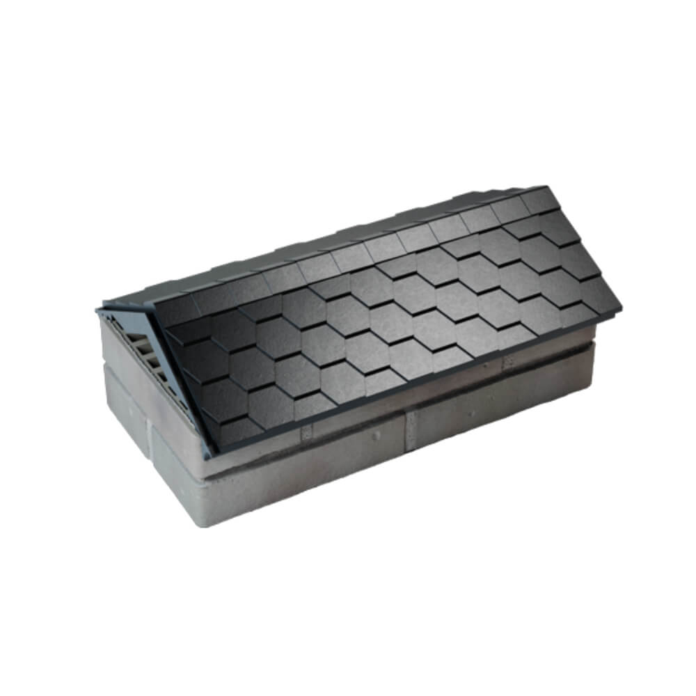 Парапет Zking Эверест Черный с посадкой на 1 кирпич (200/225/255мм) в Бишкеке фото