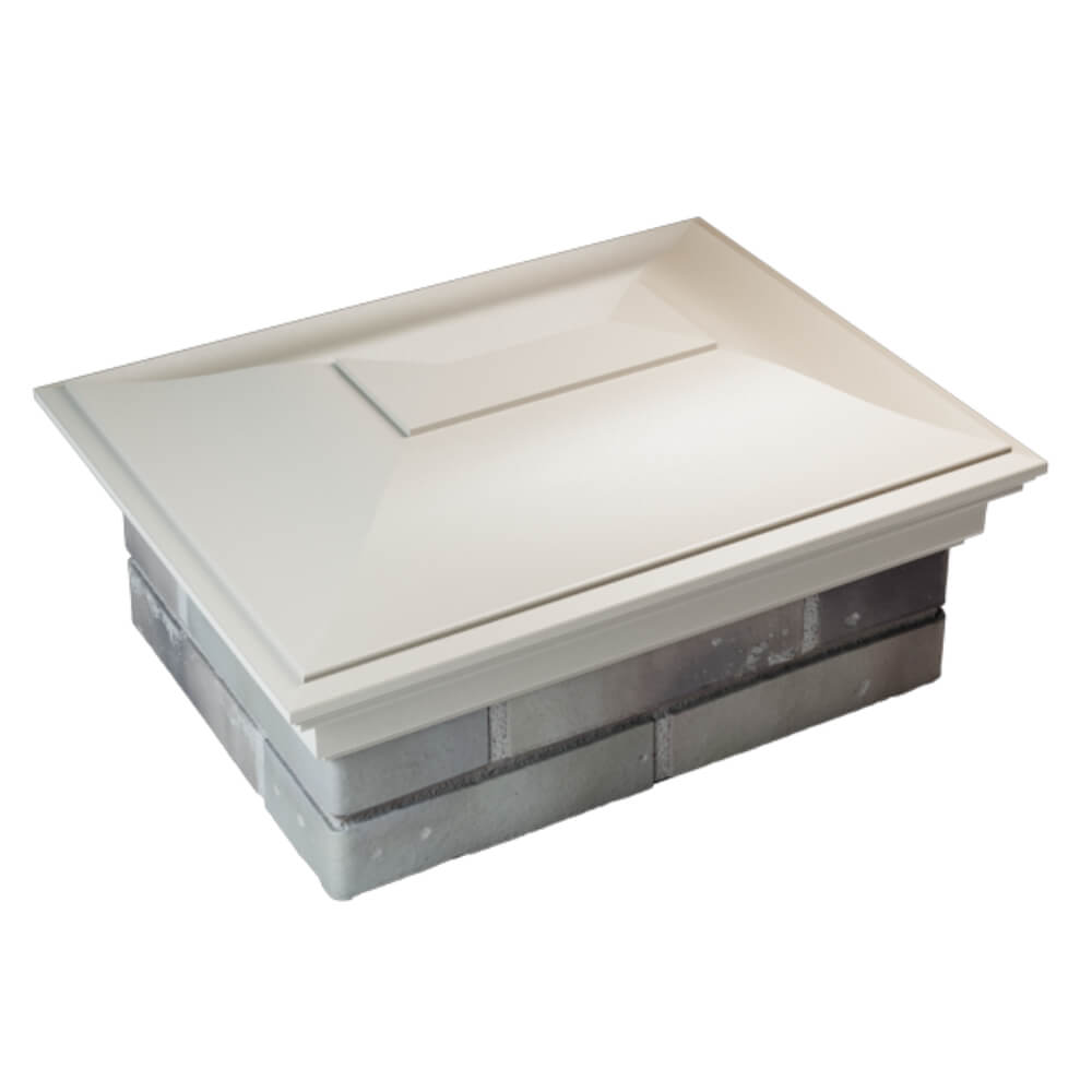 Колпак Zking Монблан Бежевый на столб 2х1.5 кирпича (515х385мм) Бишкек фото