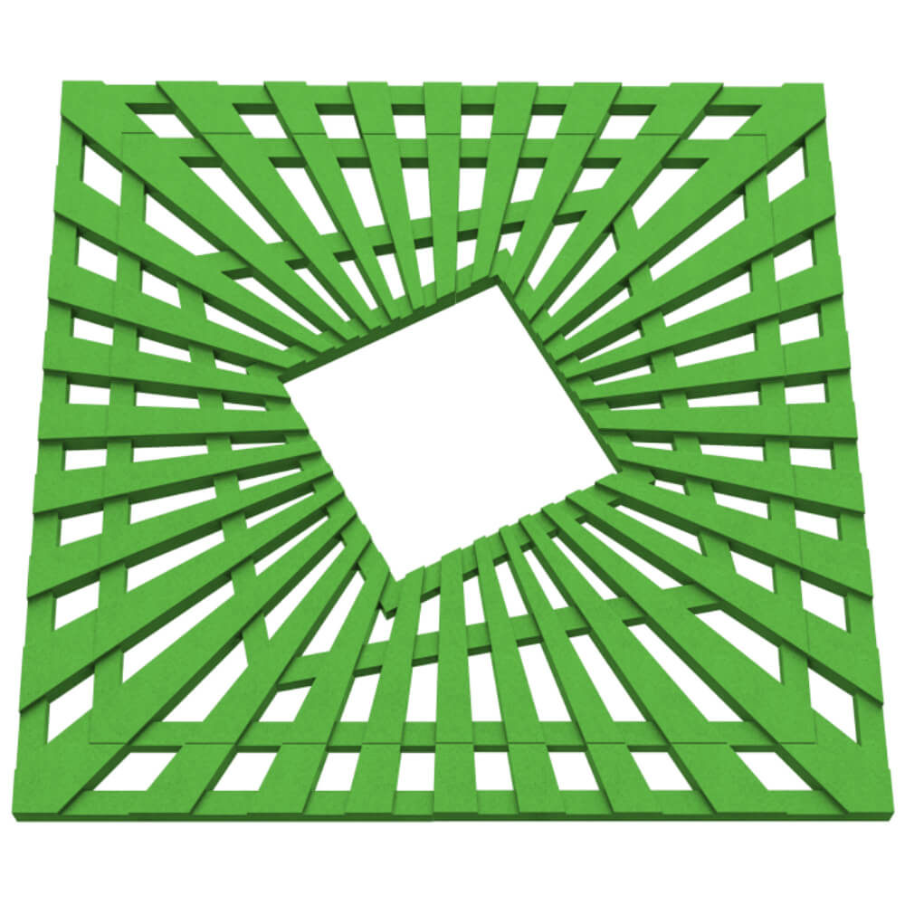 Приствольная решетка для дерева ZKING ATMOSPHERE 1.2х1.2м Зеленая в Бишкеке фото