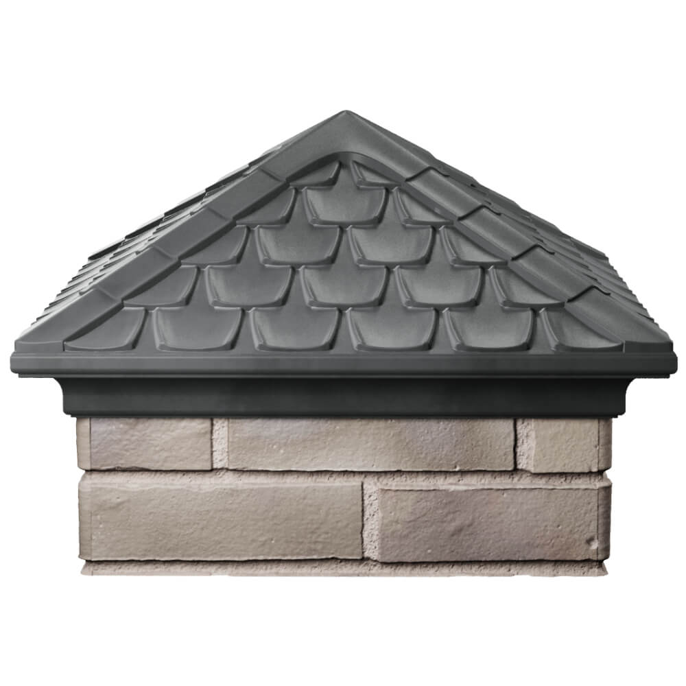 Колпак Zking Эльбрус Серый на столб 1.5х1.5 кирпича (385х385мм) Бишкек фото