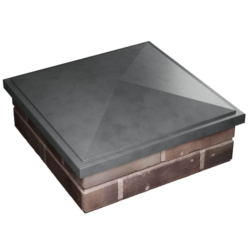 Колпак Zking БонаМоно Серый на столб 2х2 кирпича (515х515, 530х530мм) в Бишкеке фото