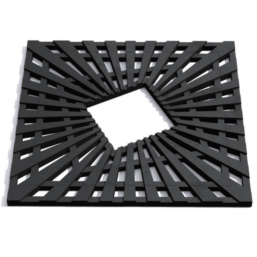 Приствольная решетка для дерева ZKING ATMOSPHERE 1.2х1.2м Черная Бишкек фото