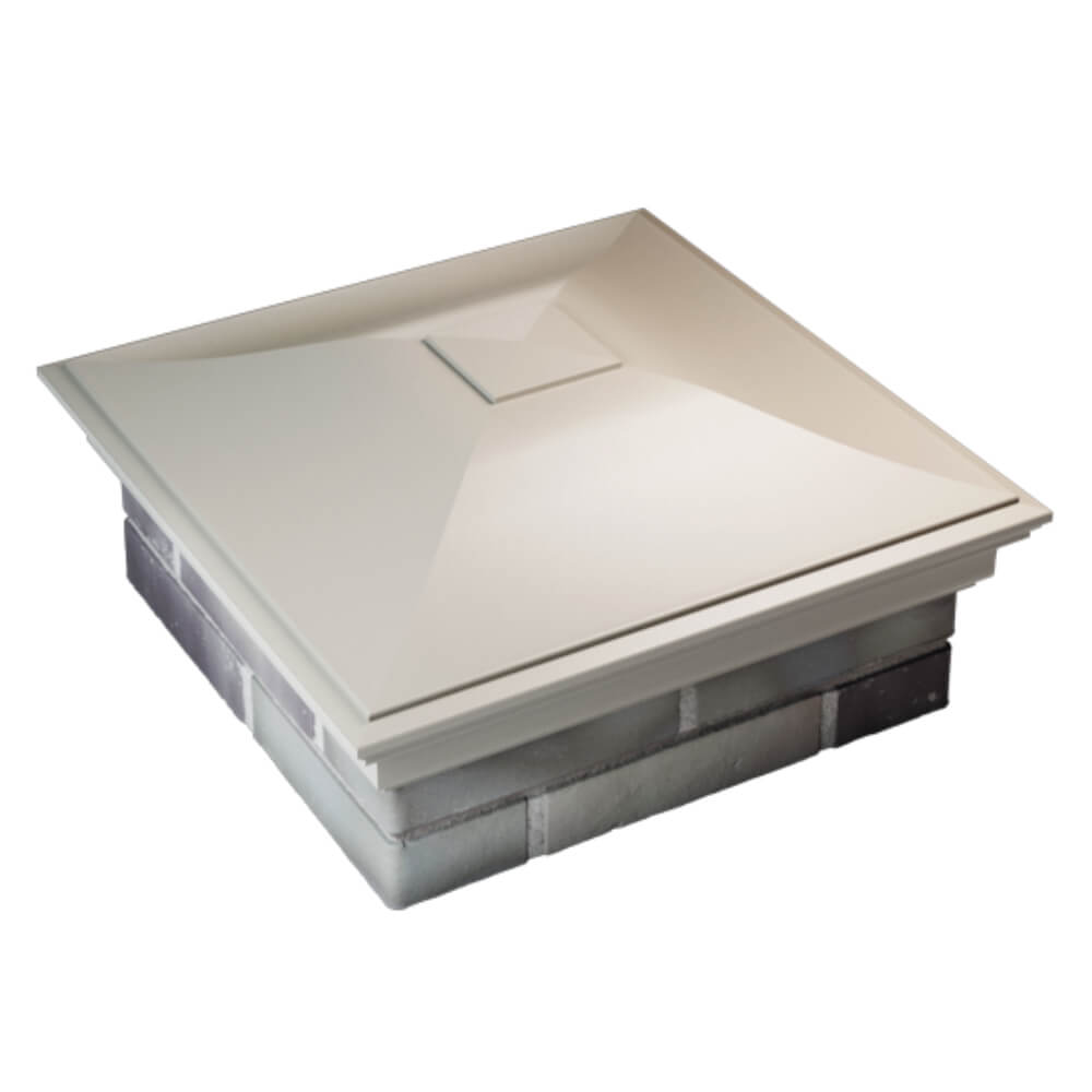 Колпак Zking Монблан Бежевый на столб 2х2 кирпича (515х515мм) Бишкек фото