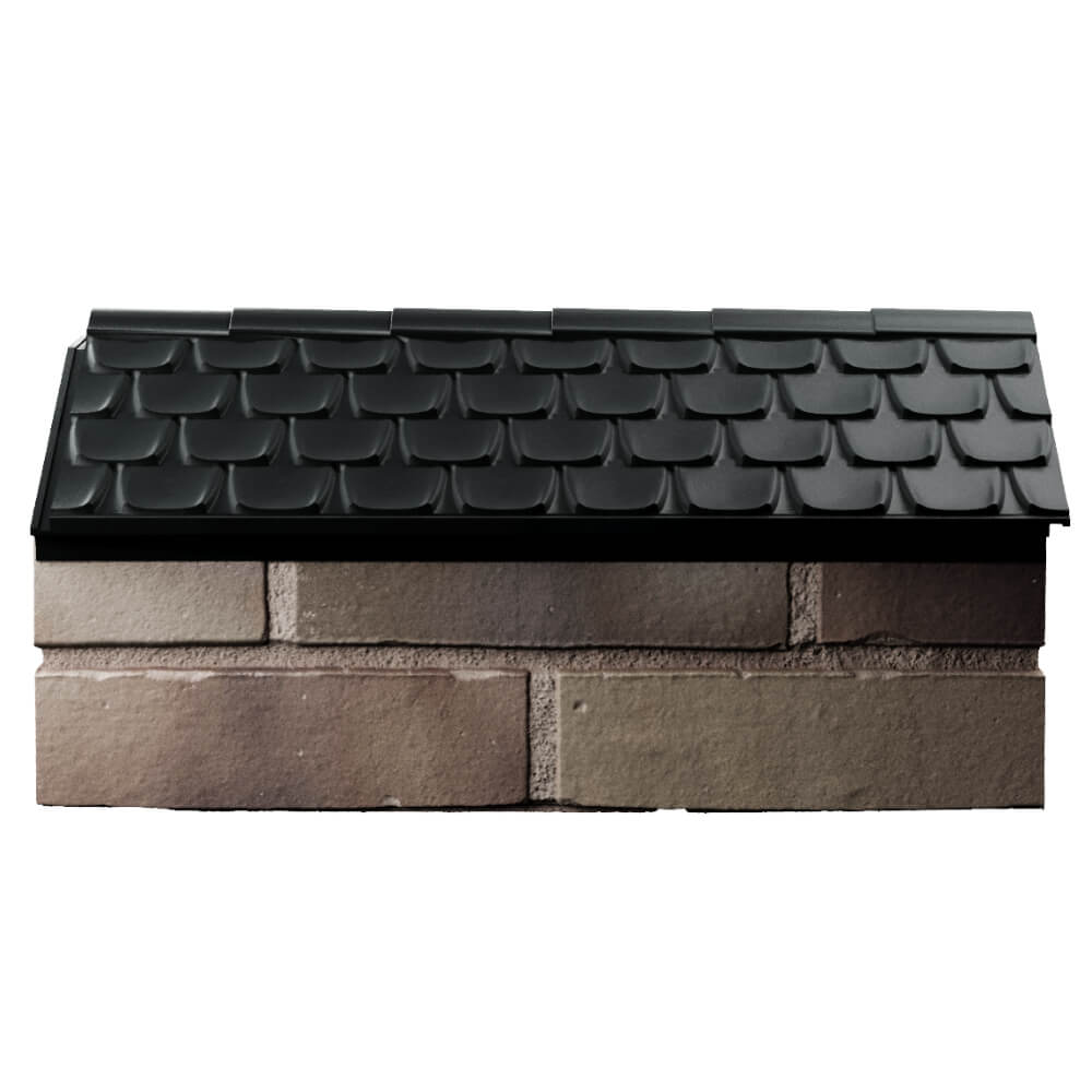 Парапет Zking Эльбрус Черный с посадкой на 1 кирпич (255мм) в Бишкеке фото