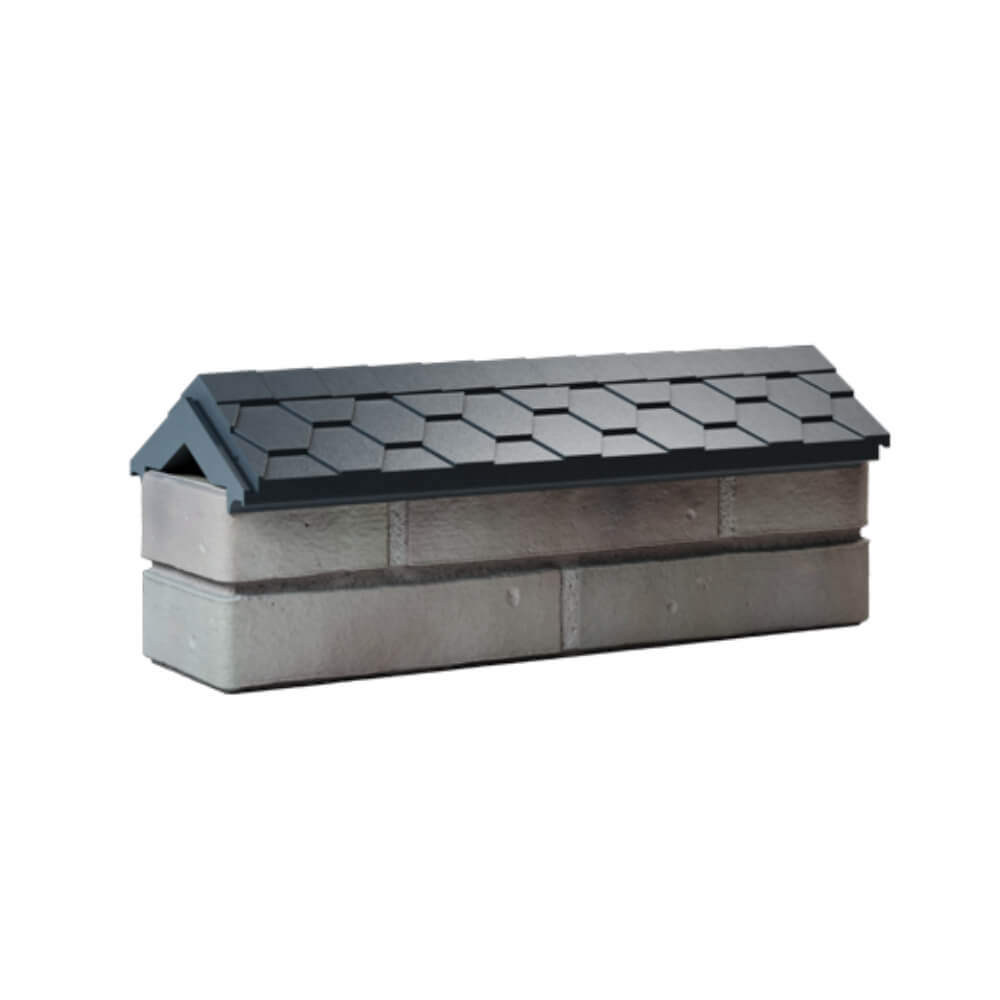 Парапет Zking Эверест Серый с посадкой на 0.5 кирпича (130мм) Бишкек фото