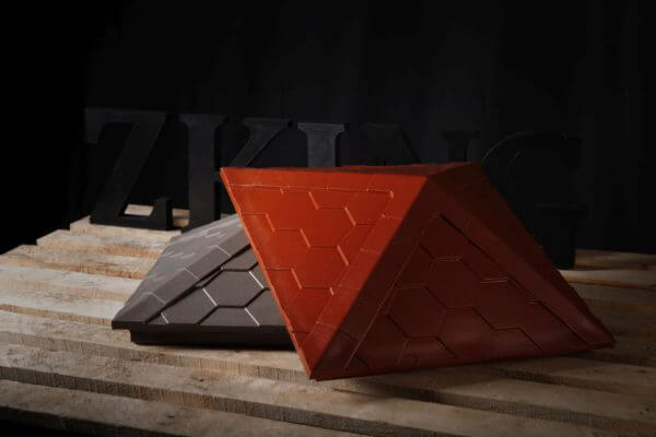 Колпак Zking Эверест Красный на столб 1.5х1.5 кирпича (390х390мм) в Бишкеке фото