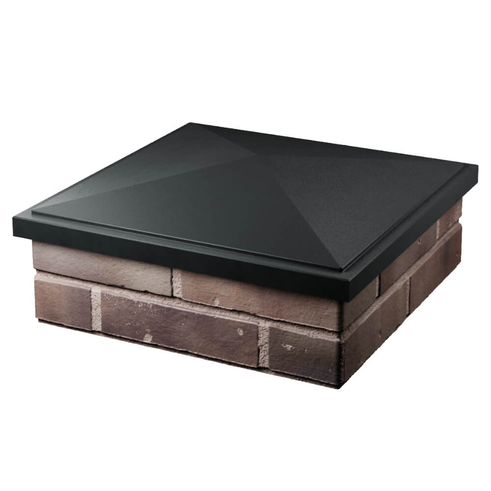 Колпак Zking БонаМоно Черный на столб 2х2 кирпича (515х515, 530х530мм) в Бишкеке фото