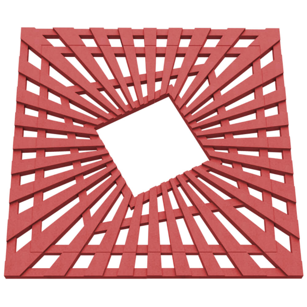 Приствольная решетка для дерева ZKING ATMOSPHERE 1.2х1.2м Красная в Бишкеке фото