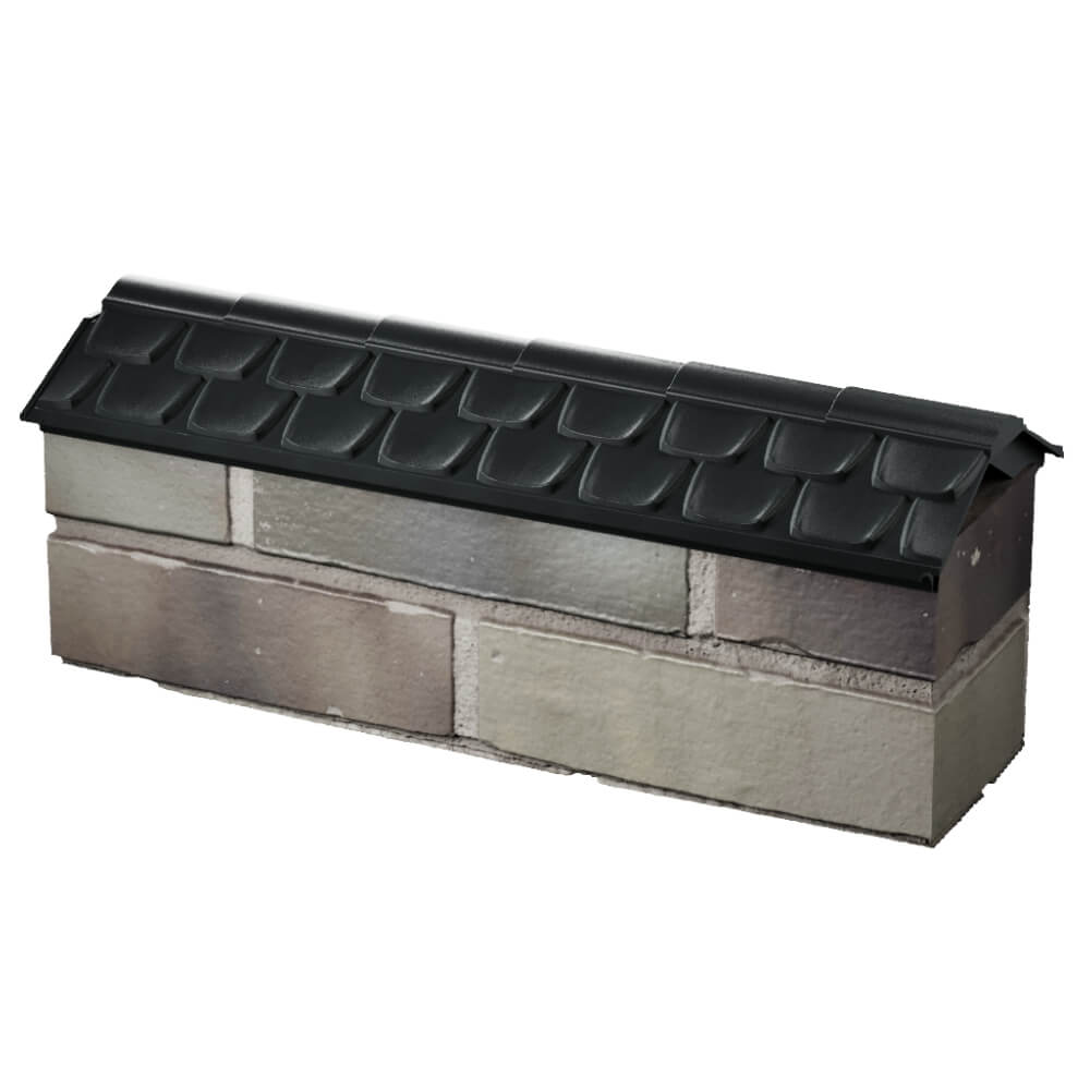 Парапет Zking Эльбрус Черный с посадкой на 0.5 кирпича (130мм) в Бишкеке фото