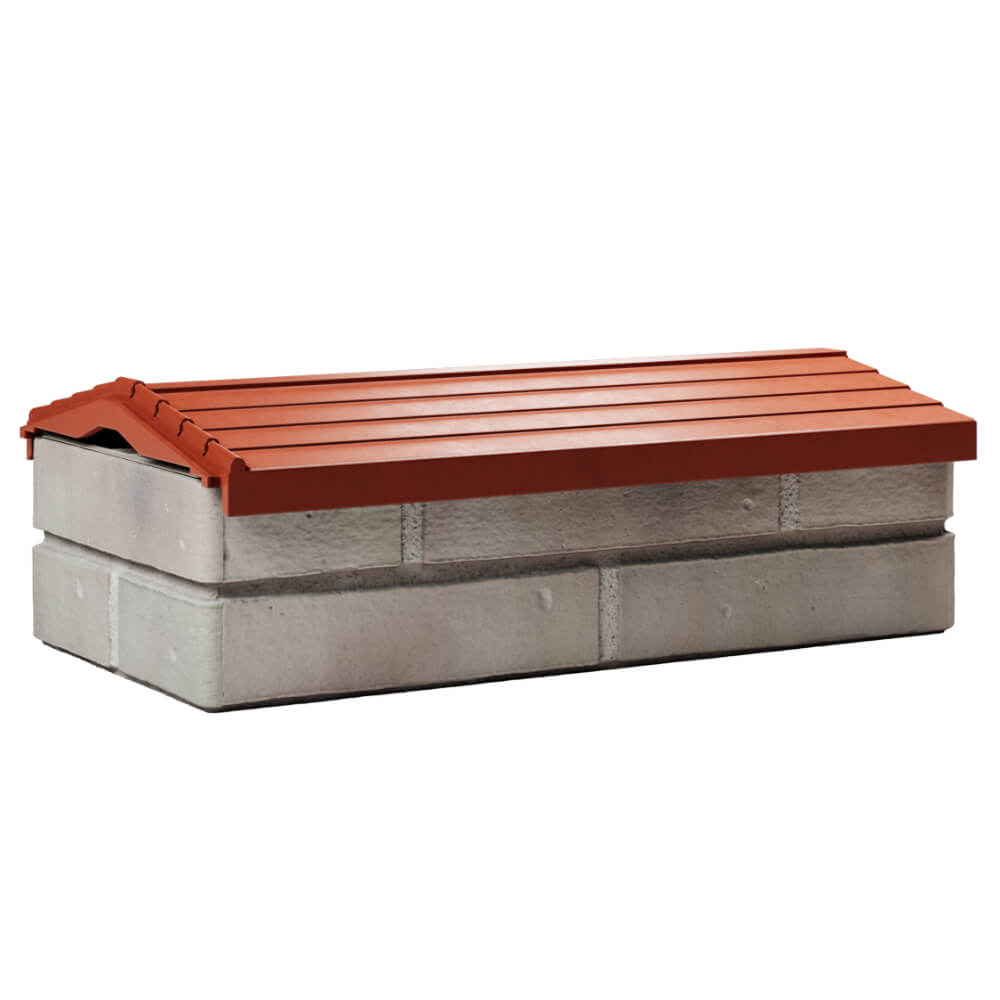 Парапет Zking Бона ХайТек Красный с посадкой на 1 кирпич (200/225/255мм) Бишкек фото