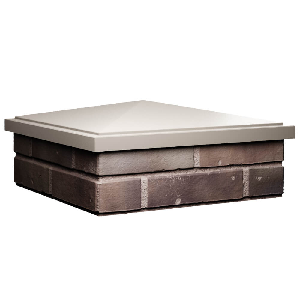 Колпак Zking БонаМоно Бежевый на столб 2х2 кирпича (515х515, 530х530мм) в Бишкеке фото