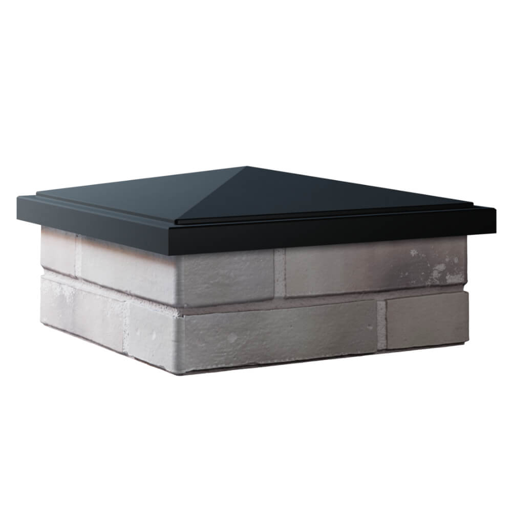 Колпак Zking БонаМоно Черный на столб 1.5х1.5 кирпича (385х385, 400х400мм) в Бишкеке фото