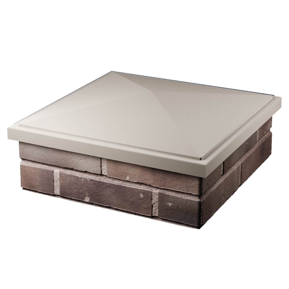 Колпак Zking БонаМоно Бежевый на столб 2х2 кирпича (515х515, 530х530мм) в Бишкеке фото