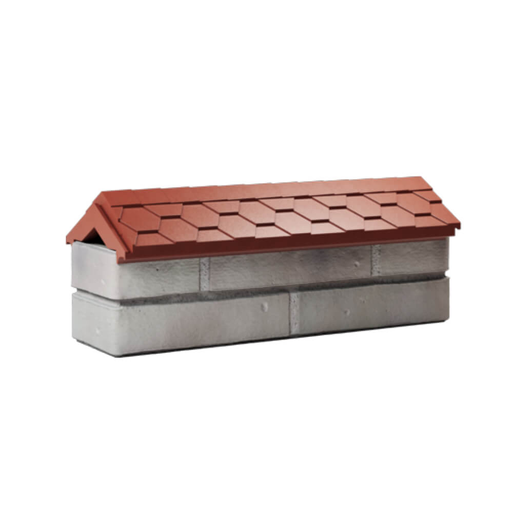 Парапет Zking Эверест Красный с посадкой на 0.5 кирпича (130мм) Бишкек фото