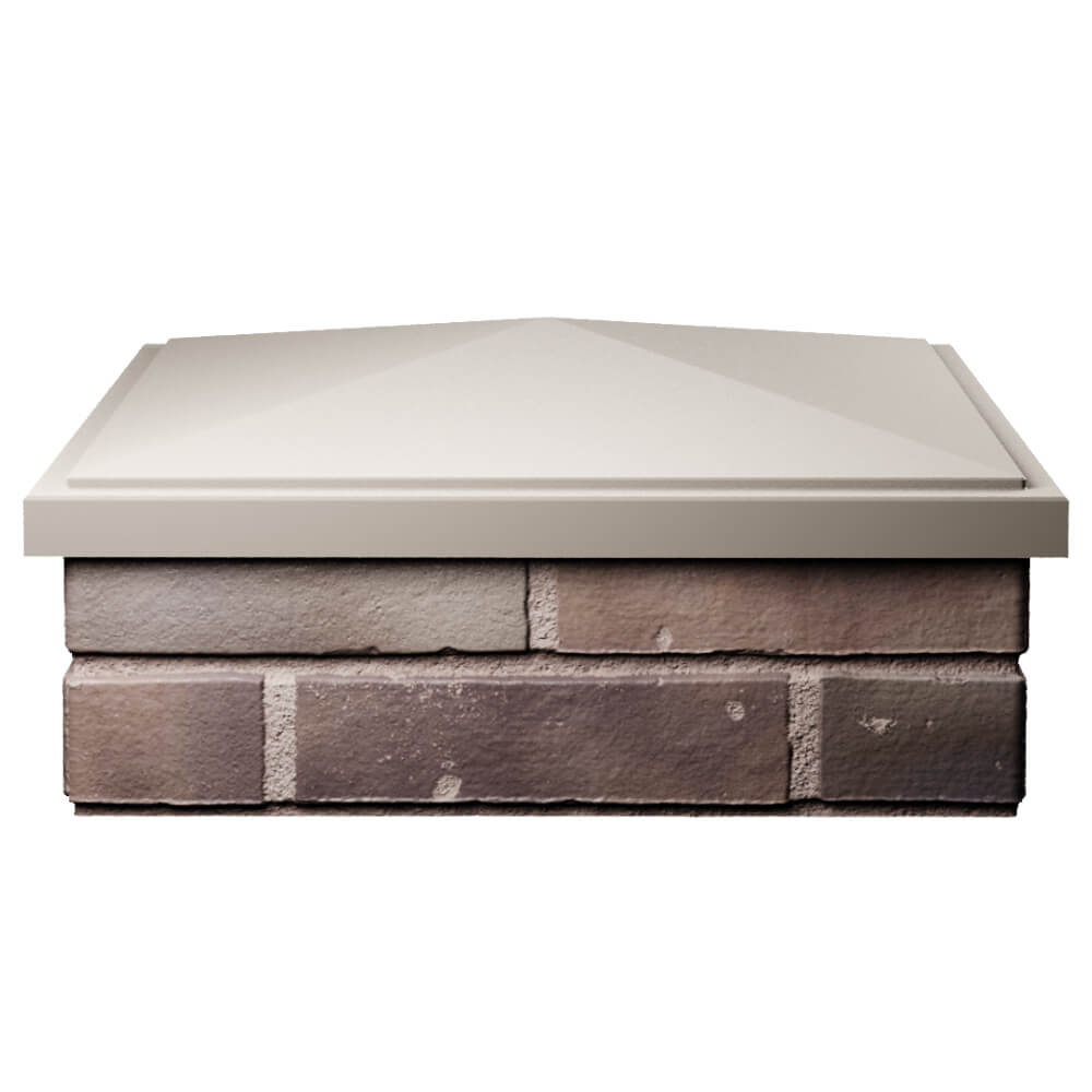 Колпак Zking БонаМоно Бежевый на столб 2х2 кирпича (515х515, 530х530мм) Бишкек фото