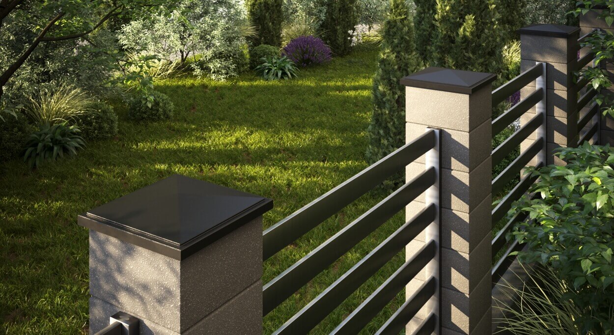 Колпак Zking БонаМоно Коричневый на столб 1.5х1.5 кирпича (385х385, 400х400мм) в Бишкеке фото