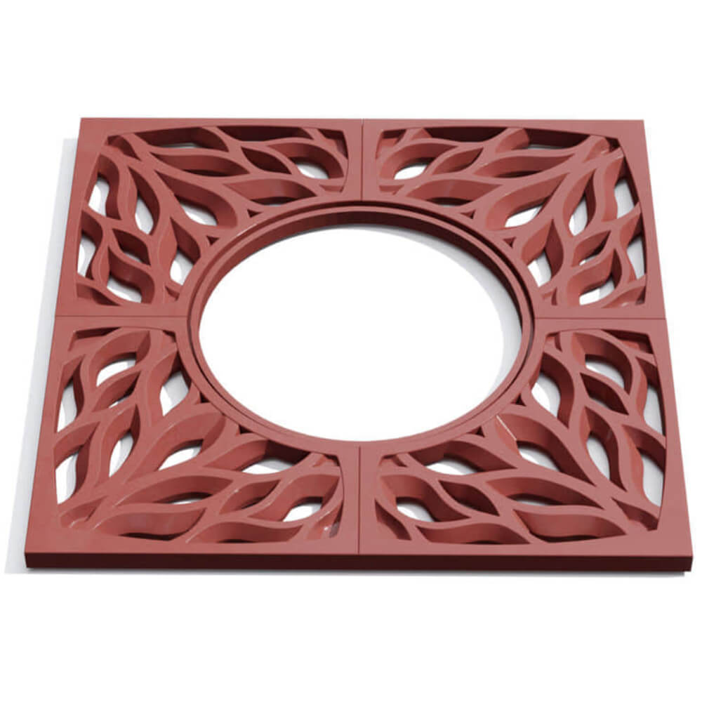 Приствольная решетка для дерева ZKING CRUST 1.2х1.2м Красная Бишкек фото