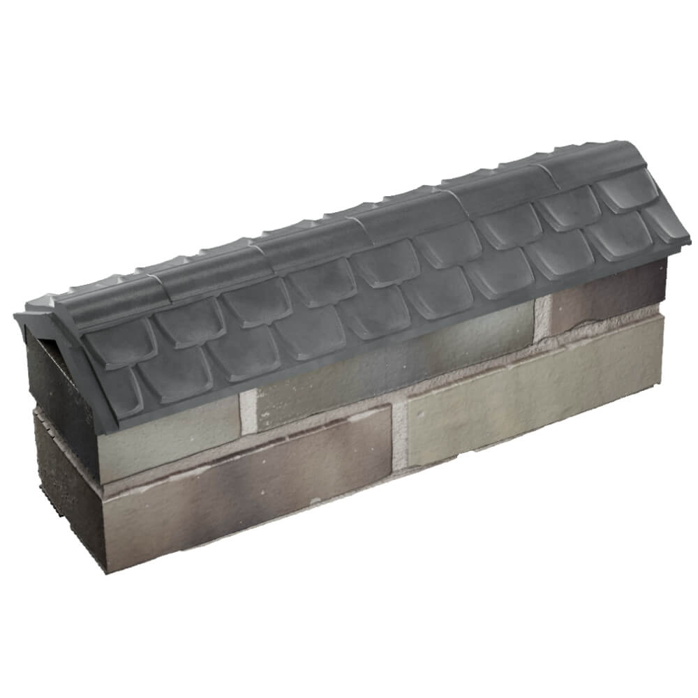 Парапет Zking Эльбрус Серый с посадкой на 0.5 кирпича (130мм) в Бишкеке фото